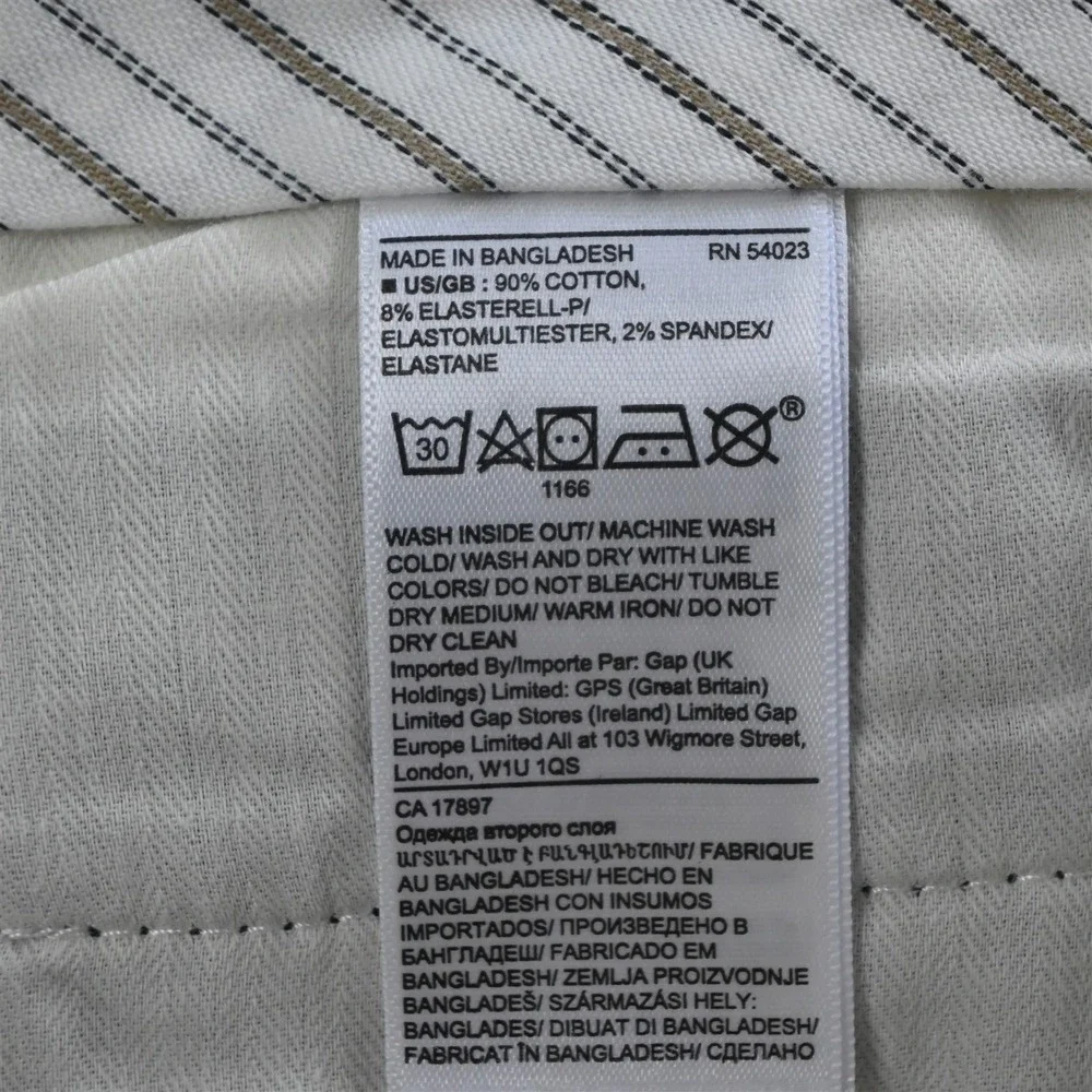 NEW Banana Republic 36x32 Black Fulton Skinny‎ Rapid Movement Chino Mens Pants